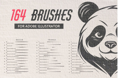 164 Cartoon Vector Brushes For Adobe Illustrator