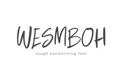 WESMBOH Handwriting Font