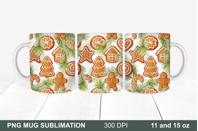 Gingerbread cookies Christmas Mug Sublimation