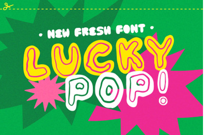 Lucky Pop! Display Font