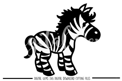 Zebra SVG / DXF / EPS / PNG Files