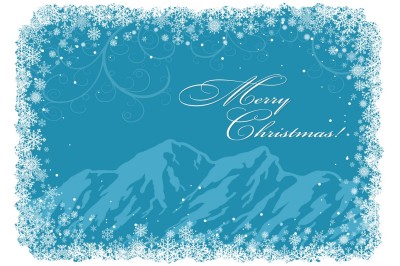 Blue Christmas Backgrounds. Vector