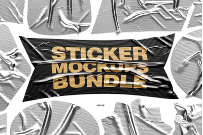 Sticker Mockups Bundle