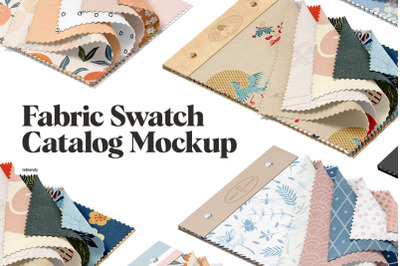 Fabric Swatch Catalog Mockup