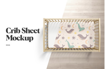 Crib Bedding Mockup