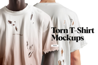 Torn T-shirt Mockups