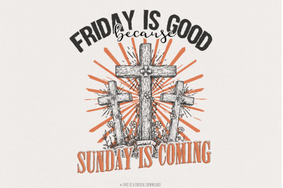 Easter Sublimation Designs, Christian PNG, Jesus Png, Vintage Tshirt D
