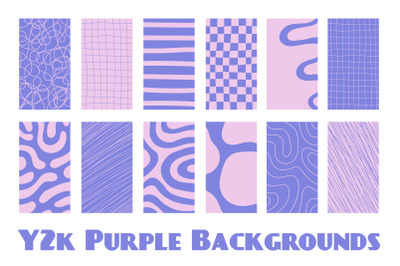 Y2K Purple Backgrounds