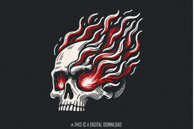 Skull PNG, Sarcastic Sublimation Design, Printable Graphic, Digital Do