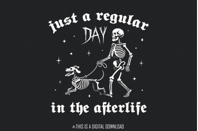 Halloween Skeleton Dog PNG, Skeleton Walking Dog, Funny Skeleton Dog,