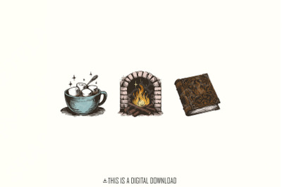Cozy Readers Sublimation Design&2C; Fall Bookish Png&2C; Autumn Trendy&2C; Digi