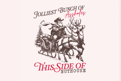 Jolliest Bunch PNG, Funny Christmas PNG, Adult Humor png, Christmas Su