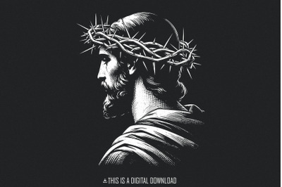 Jesus PNG, Christian PNG, Crown of Thorns, Jesus Design, Religious PNG