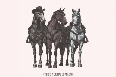 Western Horse PNG, Western Sublimation, Cowboy Christmas, Horse Lover
