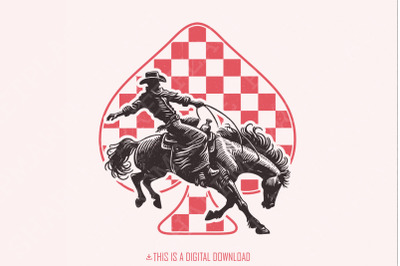 Western Cowboy PNG, Rodeo png, Cowboy Cards, Country Cowboy PNG, Retro