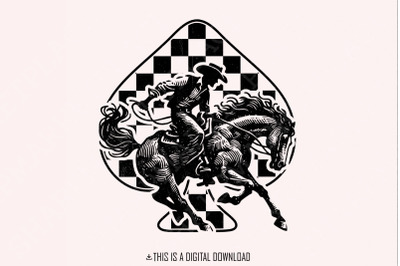Western Cowboy PNG, Rodeo png, Cowboy ACE, Country Cowboy PNG, Retro W