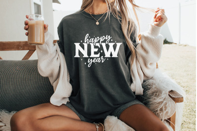 Happy New Year 2025 PNG, Digital Download, Sublimation Design, New Yea