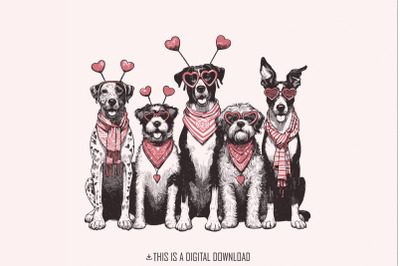 Valentines Dog PNG, Dog Lover PNG, Valentines Day PNG, Love png, Dog S