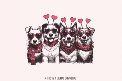 Valentines Dog PNG, Dog Lover PNG, Valentines Day PNG, Love png, Dog S