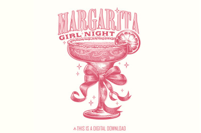Margarita Girls Night PNG, Valentine Clipart, Trendy Vday Sublimation,