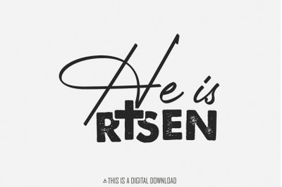 He is Risen PNG, Digital Sublimation, Christian Easter PNG, Jesus East