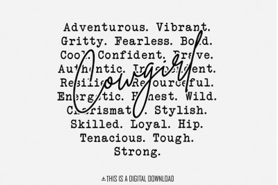 Cowgirl Words Png, Western Cowgirl Designs, Cowgirl Png, Southern Girl