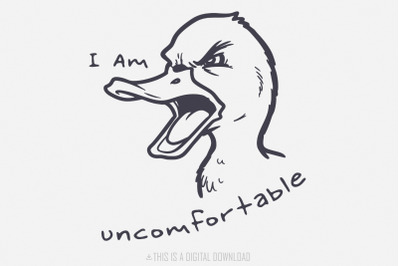 Funny Goose Shirt PNG, Silly Goose, Angry Goose png, Goose png Downloa