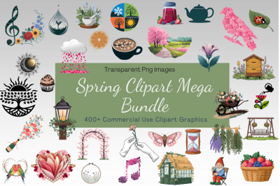 Spring Clipart Mega Bundle