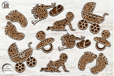 Baby Shower Laser Cut Bundle