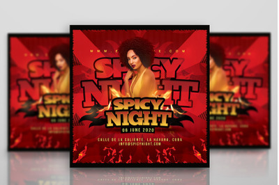 Spicy Themed Night Flyer