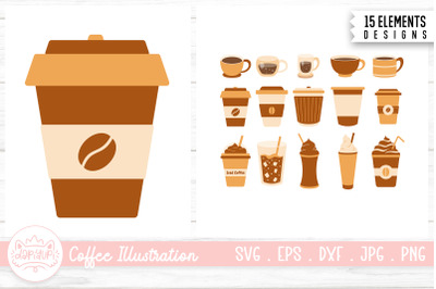 Coffee Clipart Bundle