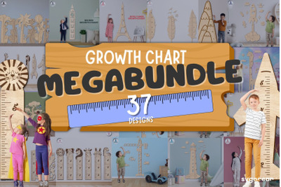 Kids Height Charts Mega Bundle