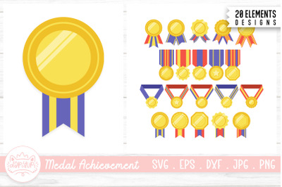 Medal and Achievement Illustration Bundle