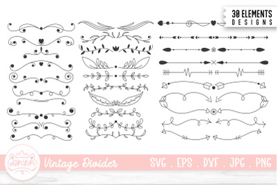 Vintage Frames Divider and Border Bundle