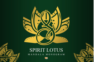 Spirit Lotus Mandala Monogram