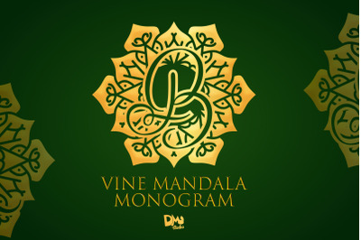 Vine Mandala Monogram