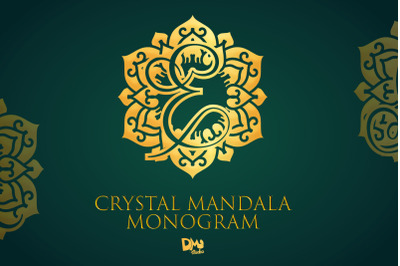 Crystal Mandala Monogram