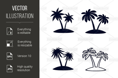 Tropical Palm Trees