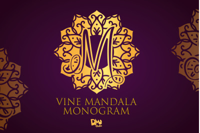 Vine Mandala Monogram