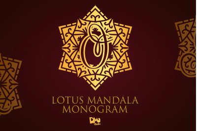 Lotus Mandala Monogram