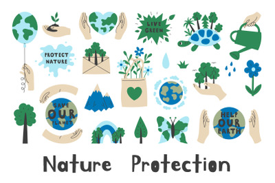 Eco-Friendly Nature Protection PNG Clipart