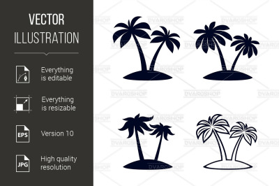 Tropical Palm Trees