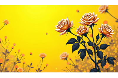 Monochrome roses, dramatic contrast and falling beauty