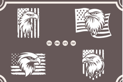 Eagle With American Flag svg, American Flag svg, Eagle svg