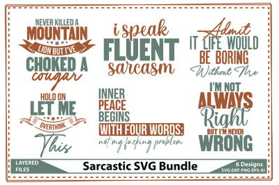 Sarcastic SVG Bundle
