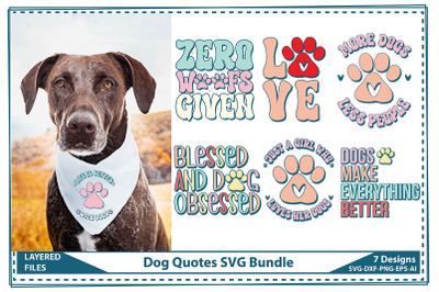 Dog Quotes SVG Bundle