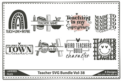 Teacher SVG Bundle Vol-38