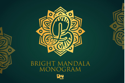 Bright Mandala Monogram