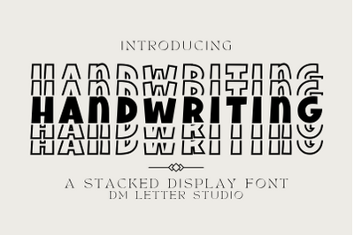 Handwriting Stacked