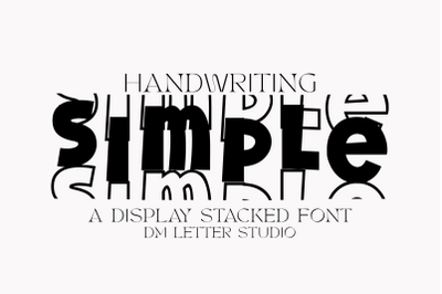 Handwriting Simple Stacked
